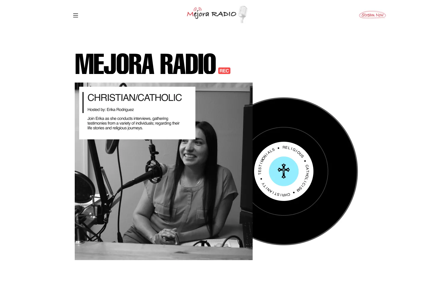 Client Mejora Radio Website